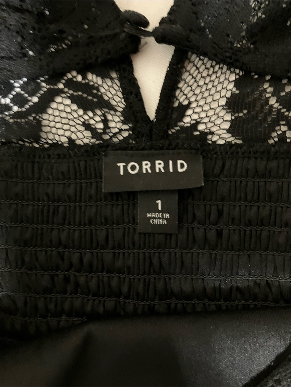 Torrid Black Lace Fit-and-Flare Dress size 16/18 - Picture 5 of 6